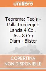 Teorema: Teo's - Palla Immergi E Lancia 4 Col. Ass 8 Cm Diam - Blister giochi