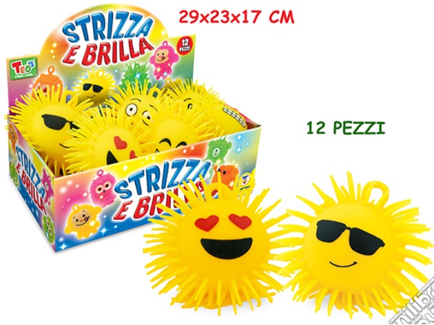 Teo'S - Strizza E Brilla Emoticon Con Luce 6Mdl - Display Box gioco di Teorema