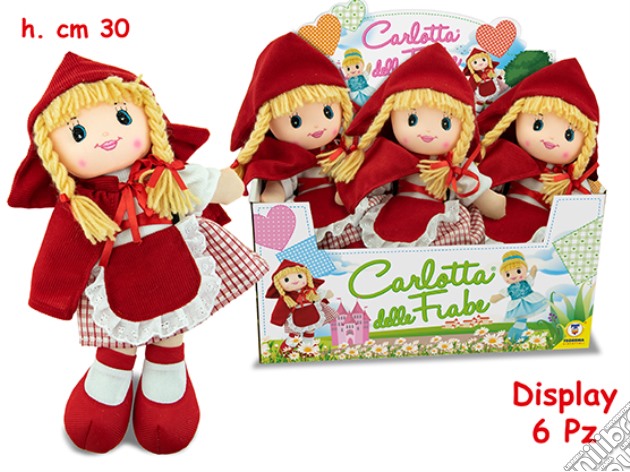 Teorema: Carlotta - Bambola In Pezza Cappuccetto Rosso 30 Cm  gioco