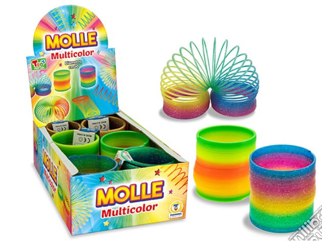Teorema: Teo'S - Molla Multicolor Glitter Diam. 9.8 Cm - Display Box gioco