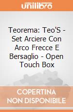 Teorema: Teo'S - Set Arciere Con Arco Frecce E Bersaglio - Open Touch Box gioco