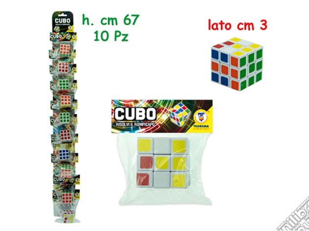 Teorema: Gioco Cubo Multicolor Busta 10 Pz - Busta gioco