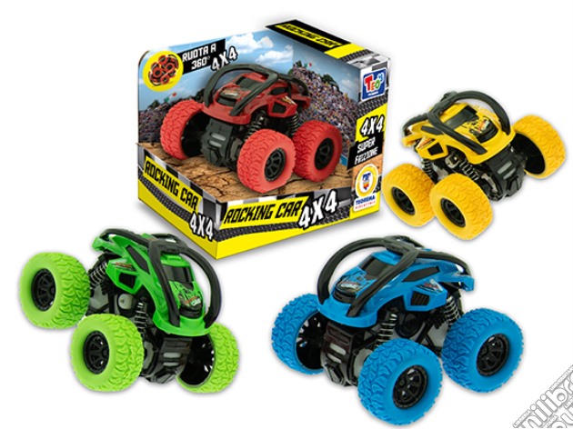 Teorema: Teo'S - Monster Rocking Car Off Road 4X4 4 Col. Ass - Open Touch Box gioco