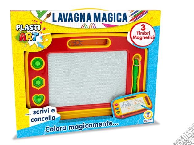 Teorema: Plastiart - Lavagna Magnetica Con Stampini        4 Ass - Open Touch Box gioco