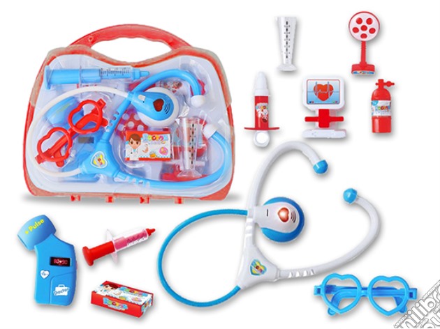 Teorema: Teo'S - Kit Dottore In Valigetta Con Stetoscopio  Luci E Suoni - Busta gioco