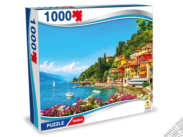 Teorema: Puzzle Lago Di Como 1000Pz 70X50Cm - Box puzzle