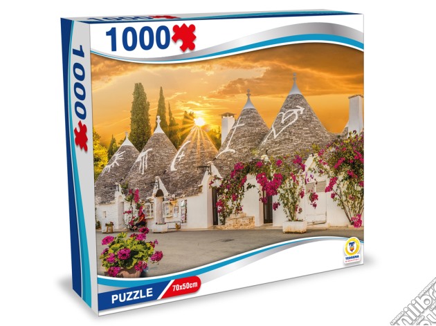 Teorema: Puzzle Trulli Di Alberobello 1000Pz 70X50Cm - Box puzzle