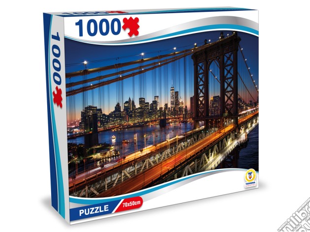 Teorema: Puzzle Ponte Di Brooklyn 1000 Pz 70X50Cm - Box puzzle