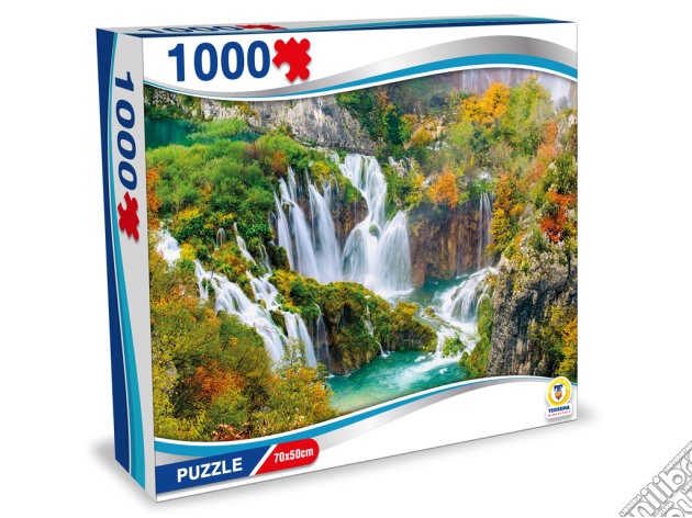 Teorema: Puzzle Cascate Di Plitvice Croazia 1000Pz 70X50Cm - Box puzzle