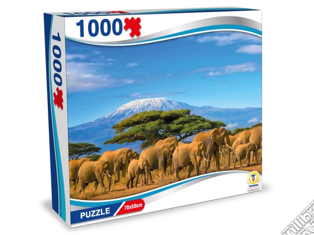 Teorema: Puzzle Monte Del Kilimangiaro 1000 Pz 70X50Cm - Box puzzle