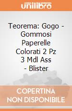 Teorema: Gogo - Gommosi Paperelle Colorati 2 Pz 3 Mdl Ass - Blister giochi