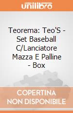 Teorema: Teo'S - Set Baseball C/Lanciatore Mazza E Palline - Box giochi