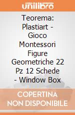 Teorema: Plastiart - Gioco Montessori Figure Geometriche 22 Pz 12 Schede - Window Box gioco