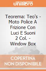 Teorema: Teo's - Moto Police A Frizione Con Luci E Suoni 2 Col. - Window Box gioco