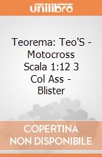 Teorema: Teo'S - Motocross Scala 1:12 3 Col Ass - Blister giochi