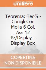 Teorema: Teo'S - Conigli Con Molla 6 Col. Ass 12 Pz/Display - Display Box gioco