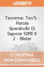 Teorema: Teo'S - Pistola Sparabolle Di Sapone 50Ml X 2 - Blister giochi
