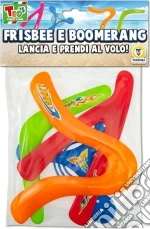 Teorema: Teo'S - Frisbee E Boomerang 4 Pz Colorati - Busta giochi
