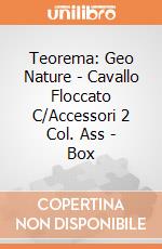 Teorema: Geo Nature - Cavallo Floccato C/Accessori 2 Col. Ass - Box giochi