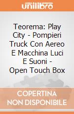 Teorema: Play City - Pompieri Truck Con Aereo E Macchina Luci E Suoni - Open Touch Box giochi