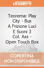 Teorema: Play City - Bus A Frizione Luci E Suoni 3 Col. Ass - Open Touch Box gioco