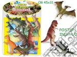 Teorema: Geo Nature - Dinosauri Rigidi 8 Pz Con Poster giochi