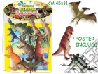 Teorema: Geo Nature - Dinosauri Rigidi 8 Pz Con Poster giochi