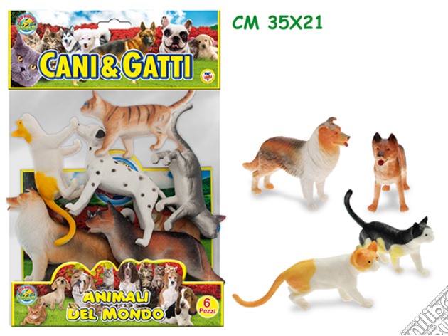 Cani E Gatti Busta 6 Pz gioco