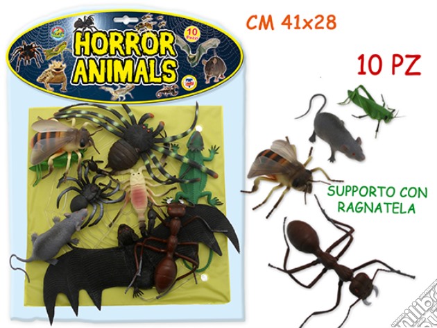 Horror Animals Con Poster Busta 10 Pz gioco