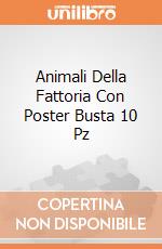 Animali Della Fattoria Con Poster Busta 10 Pz gioco