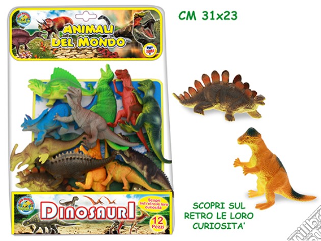Dinosauri 10 Cm Busta 12 Pz gioco