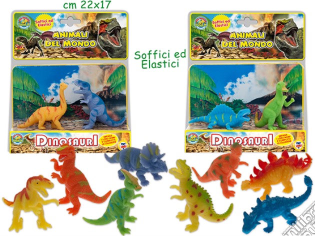 Dinosauri Mini Soft Busta 2 Pz (un articolo senza possibilità di scelta) gioco