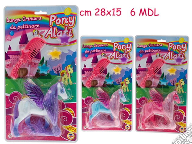 Pony Alato Floccato 11 Cm Con Accessori (un articolo senza possibilità di scelta) gioco