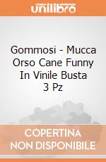 Gommosi - Mucca Orso Cane Funny In Vinile Busta 3 Pz gioco