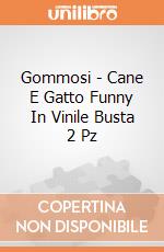 Gommosi - Cane E Gatto Funny In Vinile Busta 2 Pz gioco