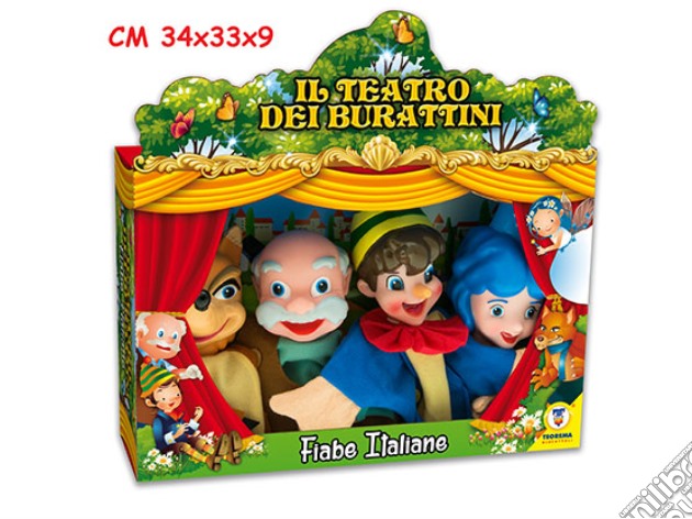Teorema: Marionette Teatrino Fiabe Italiane 4 Pz gioco di Teorema