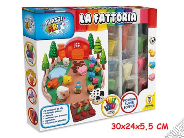 Plastiart - Set Fattoria 12 Salsicciotti Da 30Gr. - Window Box gioco