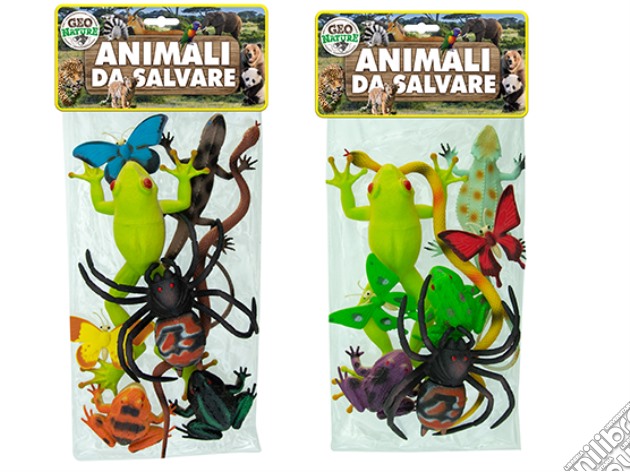 Geo Nature - Animali Dello Stagno 8 Pz 2 Ass - Busta gioco di Teorema