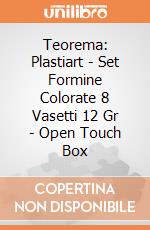 Teorema: Plastiart - Set Formine Colorate 8 Vasetti 12 Gr - Open Touch Box gioco