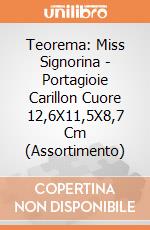 Teorema: Miss Signorina - Portagioie Carillon Cuore 12,6X11,5X8,7 Cm (Assortimento) gioco