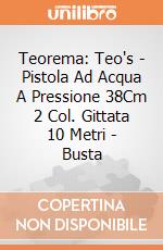 Teorema: Teo's - Pistola Ad Acqua A Pressione 38Cm 2 Col. Gittata 10 Metri - Busta giochi