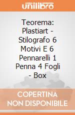 Teorema: Plastiart - Stilografo 6 Motivi E 6 Pennarelli 1 Penna 4 Fogli - Box giochi