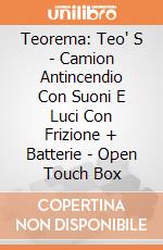 Teorema: Teo' S - Camion Antincendio Con Suoni E Luci Con Frizione + Batterie - Open Touch Box giochi