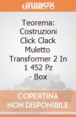 Teorema: Costruzioni Click Clack Muletto Transformer 2 In 1 452 Pz - Box giochi