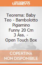 Teorema: Baby Teo - Bambolotto Pigiamino Funny 20 Cm 3 Ass. - Open Touch Box giochi