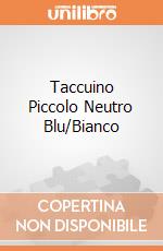 Taccuino Piccolo Neutro Blu/Bianco giochi
