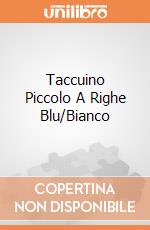 Taccuino Piccolo A Righe Blu/Bianco giochi