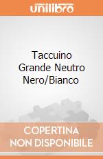 Taccuino Grande Neutro Nero/Bianco giochi