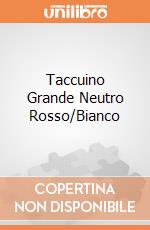 Taccuino Grande Neutro Rosso/Bianco giochi