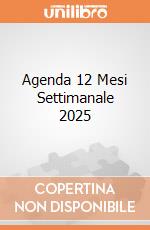 Agenda 12 Mesi Settimanale 2025 giochi